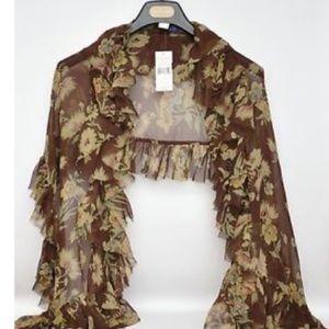 Ralph Lauren Purple Label Silk Chiffon Scarf